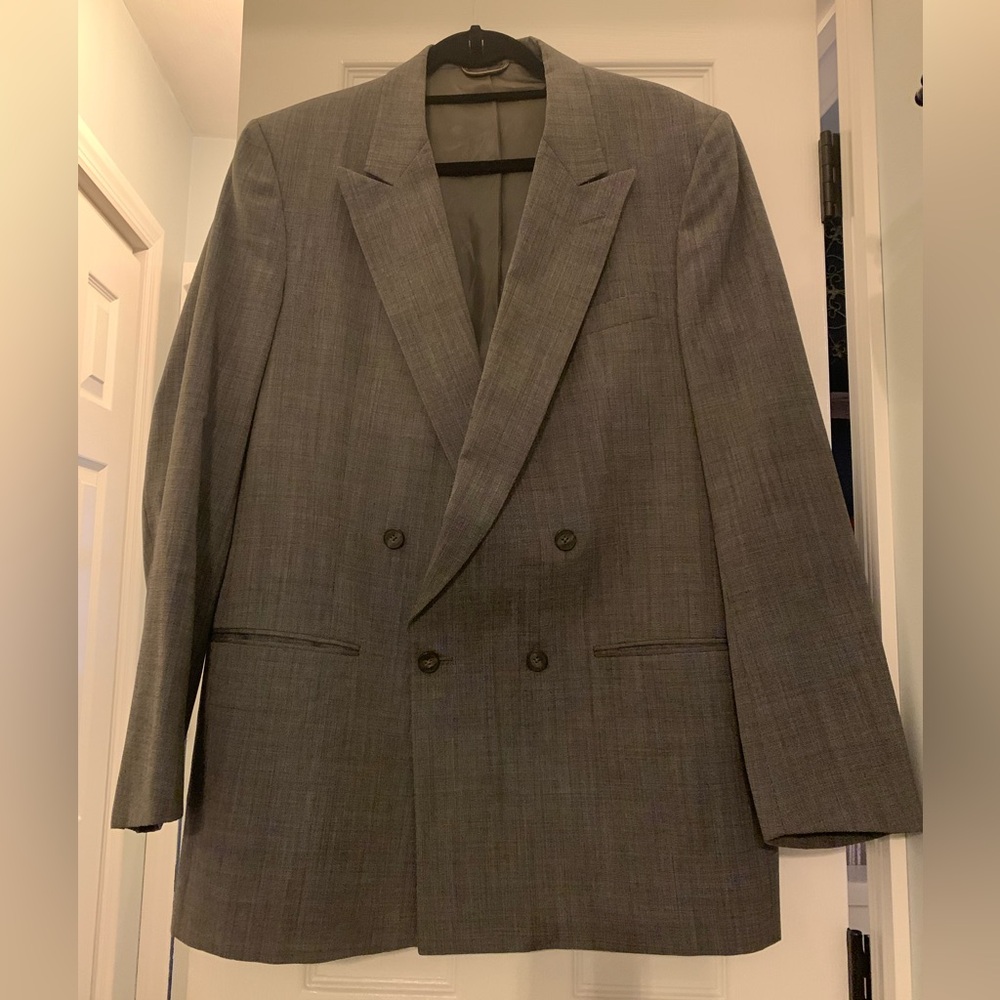 Christian Dior Monsieur Vintage 44L Double-Breasted Blazer Office Formal 90’s